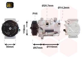 VAN WEZEL Oro kondicionieriaus kompresorius Air conditioner compressor 0901K725