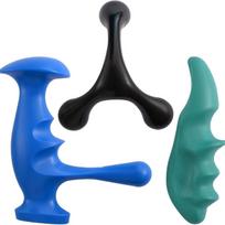 Nykščio masažuoklis raumenų ir taškinės terapijos reikmėms Triangular Massager black