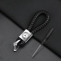 Metalinė/Odinė Automobilio Stiliaus Raktų Pakabukas Raktų Žiedai Aksesuarai Mercedes Benz AMG A B C E S Klasės GLC GLK GLE GLA CLA GLB CLS