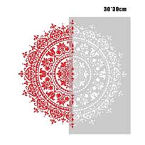 Mandala pagalbinis dažymo šablonas didelis daugkartinis trafaretas grindų sienoms plytelių audiniams baldams dažyti aksesuaras Honme Decor W