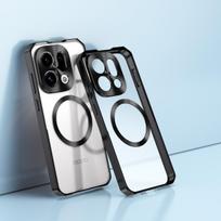 Oppo Find X9 Pro dėklas Stumiamas traukiamas Metalinis aliuminio lydinio buferis Matinis kietas smūgiams atsparus PC telefono dėklas Oppo FindX9 Pro dangtelis OPPO Find X9 Pro juoda
