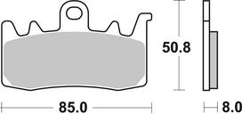 BREMBO Stabdžių kaladėlių komplektas XTRA - Sinter - SR 07BB38SR