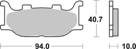 BREMBO Stabdžių kaladėlių komplektas PRIME -  Sinter - LA 07YA34LA