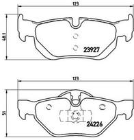 BREMBO Stabdžių kaladėlių komplektas XTRA LINE P 06 038X