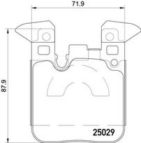 BREMBO Stabdžių kaladėlių komplektas XTRA LINE P 06 087X