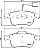 BREMBO Stabdžių kaladėlių komplektas XTRA LINE P 23 132X