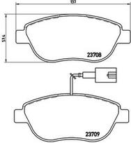 BREMBO Stabdžių kaladėlių komplektas XTRA LINE P 23 137X