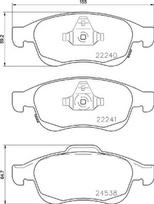 BREMBO Stabdžių kaladėlių komplektas XTRA LINE P 23 165X