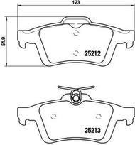 BREMBO Stabdžių kaladėlių komplektas XTRA LINE P 24 148X