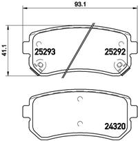 BREMBO Stabdžių kaladėlių komplektas XTRA LINE P 30 051X