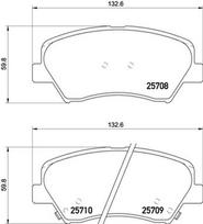 BREMBO Stabdžių kaladėlių komplektas XTRA LINE P 30 073X