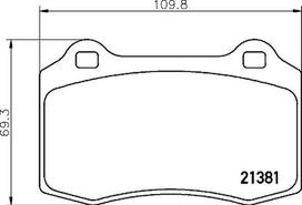 BREMBO Stabdžių kaladėlių komplektas XTRA LINE P 36 020X