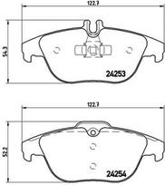 BREMBO Stabdžių kaladėlių komplektas XTRA LINE P 50 068X