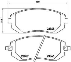 BREMBO Stabdžių kaladėlių komplektas XTRA LINE P 78 013X