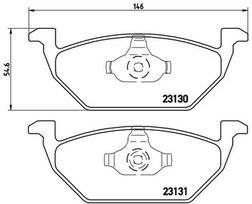 BREMBO Stabdžių kaladėlių komplektas XTRA LINE P 85 041X