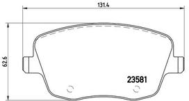 BREMBO Stabdžių kaladėlių komplektas XTRA LINE P 85 057X