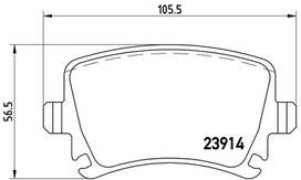 BREMBO Stabdžių kaladėlių komplektas XTRA LINE P 85 095X