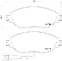 BREMBO Stabdžių kaladėlių komplektas XTRA LINE P 85 131X
