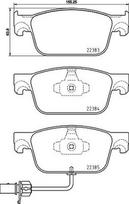 BREMBO Stabdžių kaladėlių komplektas XTRA LINE P 85 153X