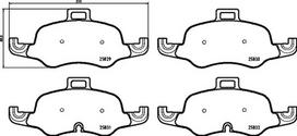 BREMBO Stabdžių kaladėlių komplektas XTRA LINE P 85 160X
