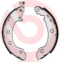 BREMBO Būgninių stabdžių trinkelių komplektas ESSENTIAL LINE S 23 508