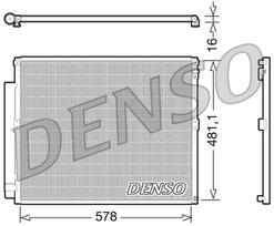 DENSO Oro kondicionieriaus kondensatorius DCN50017