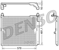 DENSO Oro kondicionieriaus kondensatorius DCN50019