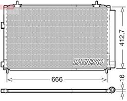DENSO Oro kondicionieriaus kondensatorius DCN50059