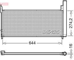 DENSO Oro kondicionieriaus kondensatorius DCN50116