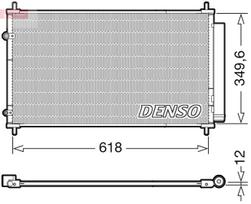 DENSO Oro kondicionieriaus kondensatorius DCN50117