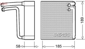 DENSO Oro kondicionieriaus garintuvas DEV09025