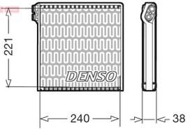 DENSO Oro kondicionieriaus garintuvas DEV09102