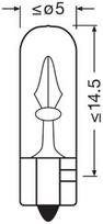 ams-OSRAM Lemputė, salono apšvietimas ORIGINAL 2721