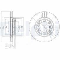 DELPHI Stabdžių diskas Brake rotor BG4132