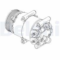 DELPHI Oro kondicionieriaus kompresorius Air conditioner compressor CS20324
