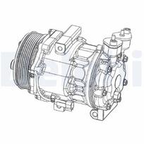 DELPHI Oro kondicionieriaus kompresorius Air conditioner compressor CS20351