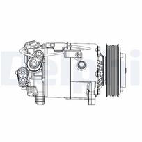 DELPHI Oro kondicionieriaus kompresorius Air conditioner compressor CS20500