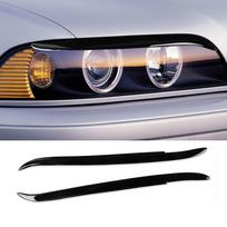 BMW 5 serijos E39 1995-2003 Priekiniai žibintai Antakių vokų apdailos dangtelio išoriniai priedai 1 pora priekinių žibintų vokų vokų antakiai CHINA
