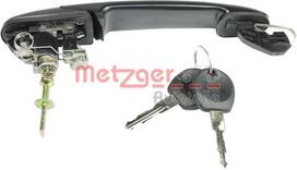 METZGER AUTOTEILE Išorinė durų rankenėlė 2310531