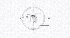 MAGNETI MARELLI Pneumatinės pakabos pagalvė 030607020185