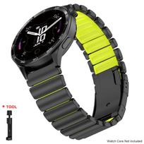 22 mm titano metalinė apyrankė Huawei Watch GT6Pro GT6 GT5/4 46mm, prabangi guminė apyrankė Amazfit Watch Balance Active 2 for Huawei GT6Pro 46