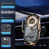 Universal Car Stand Car Phone Holder 15W Wireless Charger Car Phone Stand Automatic Sensing Phone Opening and Closing Stand C13 auksas