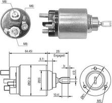 MAGNETI MARELLI Starterio solenoidinis jungiklis 940113050010