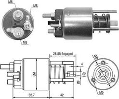 MAGNETI MARELLI Starterio solenoidinis jungiklis 940113050453