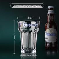 Changqi sutirštintas amatinio alaus stiklinės puodelio rinkinys 400ml spalva