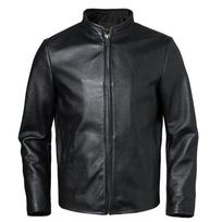 Kinietiško dydžio vyriška natūralios odos striukė 100 % natūralios karvės odos paltas Vyriški odos drabužiai rudens pavasario azijietiškas dydis S-6XL 4XL juoda odine striuke spalva