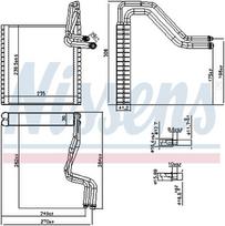 NISSENS Oro kondicionieriaus garintuvas 92372