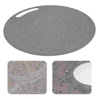 Pjaustomoji lenta Granitinė Apvali Kapojimo Sulčių Griovelis Vaisių Lentelės Daržovių Kriauklė Ypač Dydžio 31.00X31.00X0.50CM