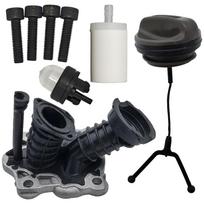 Įsiurbimo kolektoriaus mova Įleidimo vamzdžio mazgas Guminis kuro dangtelio komplektas Husqvarna 445 450 445e 450e Rancher grandininiam pjūklui 544082301 Atsarginės dalys China Mainland