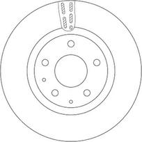 TRW Stabdžių diskas Brake rotor DF6575